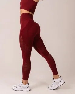 Mesh Life Tights Wine