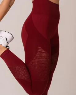 Mesh Life Tights Wine