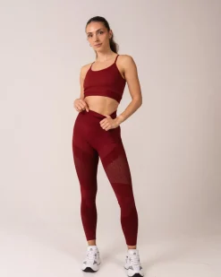 Mesh Life Tights Wine
