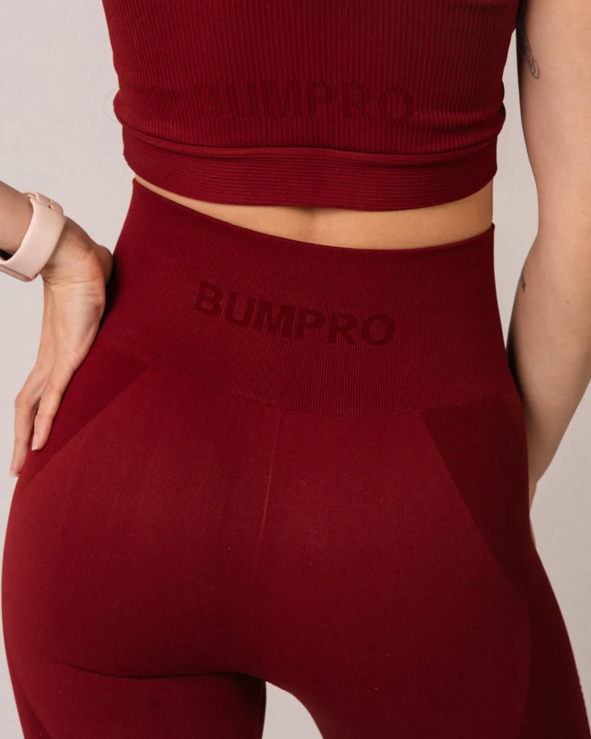 Mesh Life Tights Wine