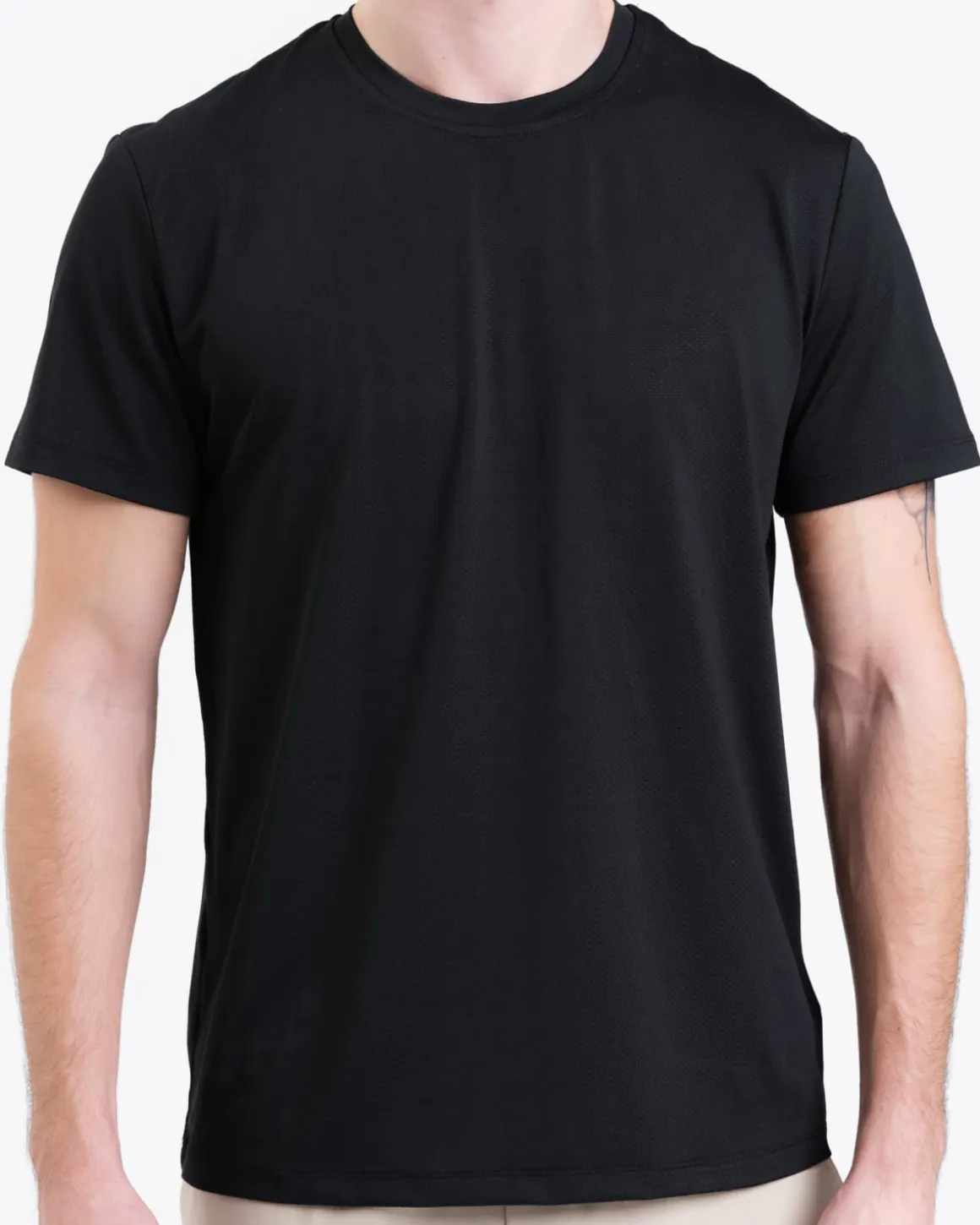 Mesh Tee M Black