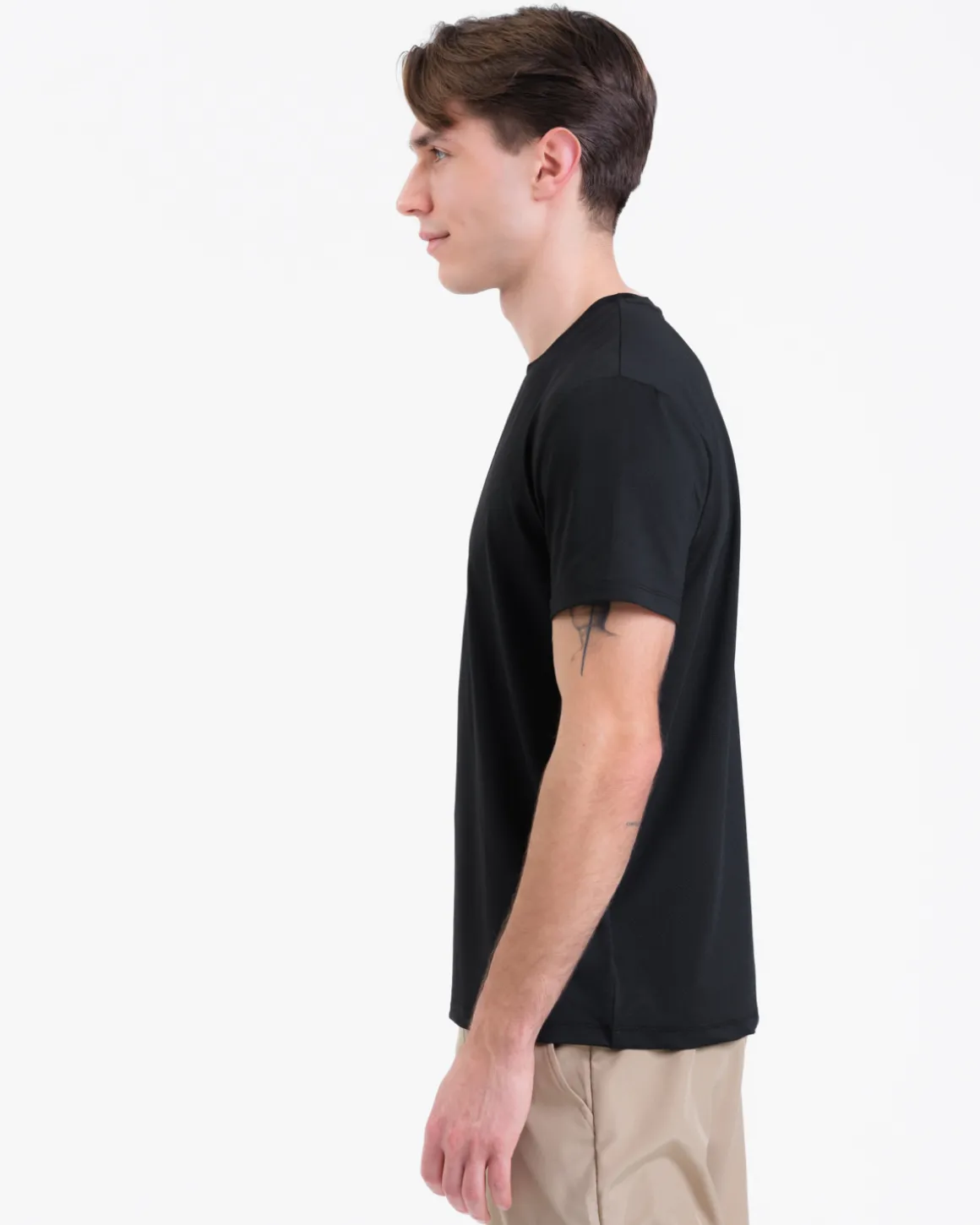 Mesh Tee M Black