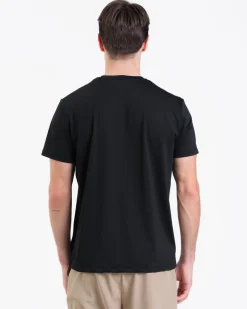 Mesh Tee M Black + Hybrid 2-1 Shorts Beige SET