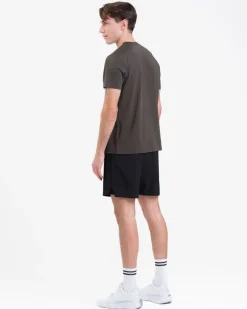 Mesh Tee M Green + Hybrid 2-1 Shorts Black SET