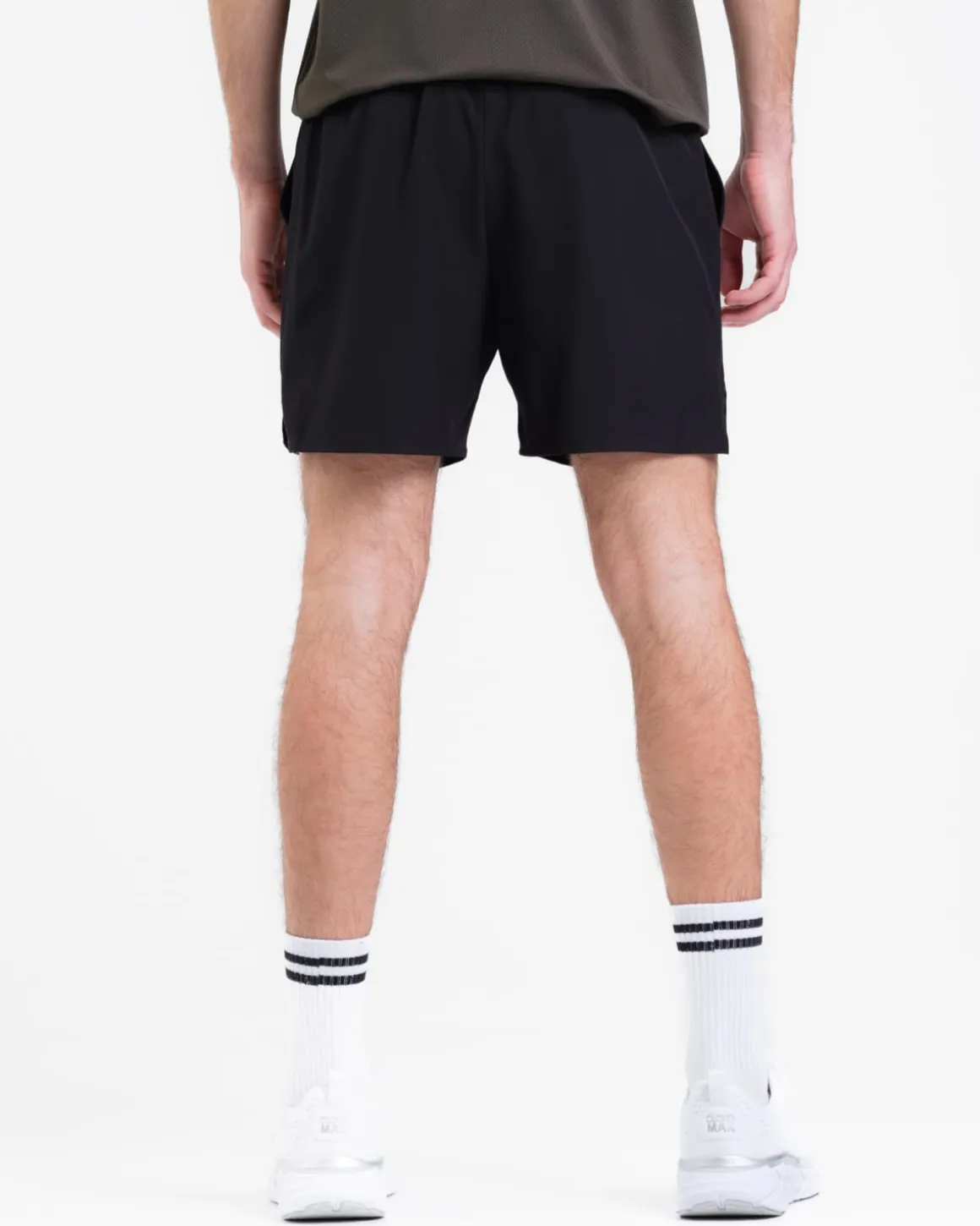 Mesh Tee M Green + Hybrid 2-1 Shorts Black SET