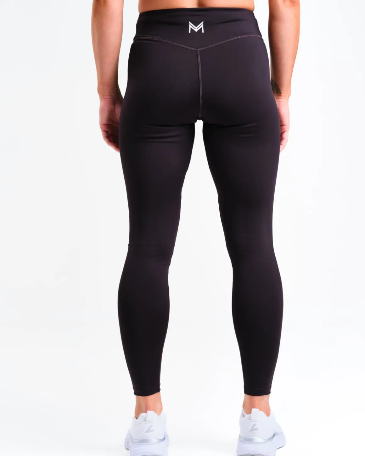Mid Rise Tights W Black