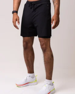 Mobility 2-1 Pocket Shorts M Black