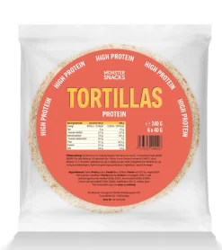 Monster Høyprotein Tortillas (6 lefser)