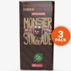 Monster Økologisk Fair Trade 85% Mørk Sjokolade 3x85g