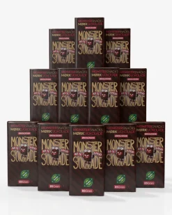 Monster Økologisk Fair Trade 85% Mørk Sjokolade 12x85g