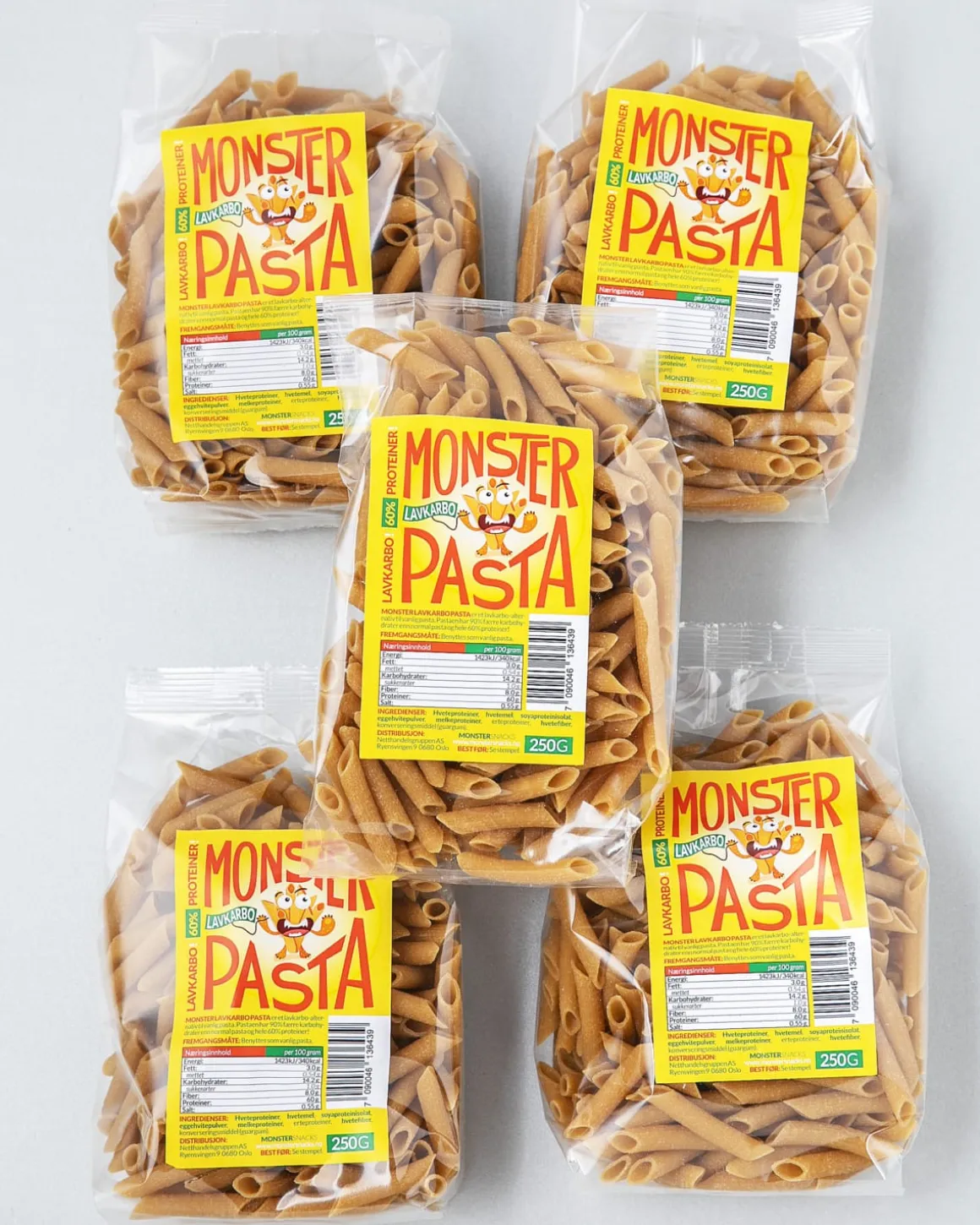 Monster Proteinpasta 5x250g
