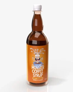 Monster Zero Coffee Syrup Vanilla 1000 ml + Pump Dispenser