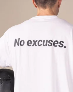 No Excuses T-shirt Unisex White