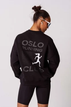Off Duty Oversize Crewneck Black