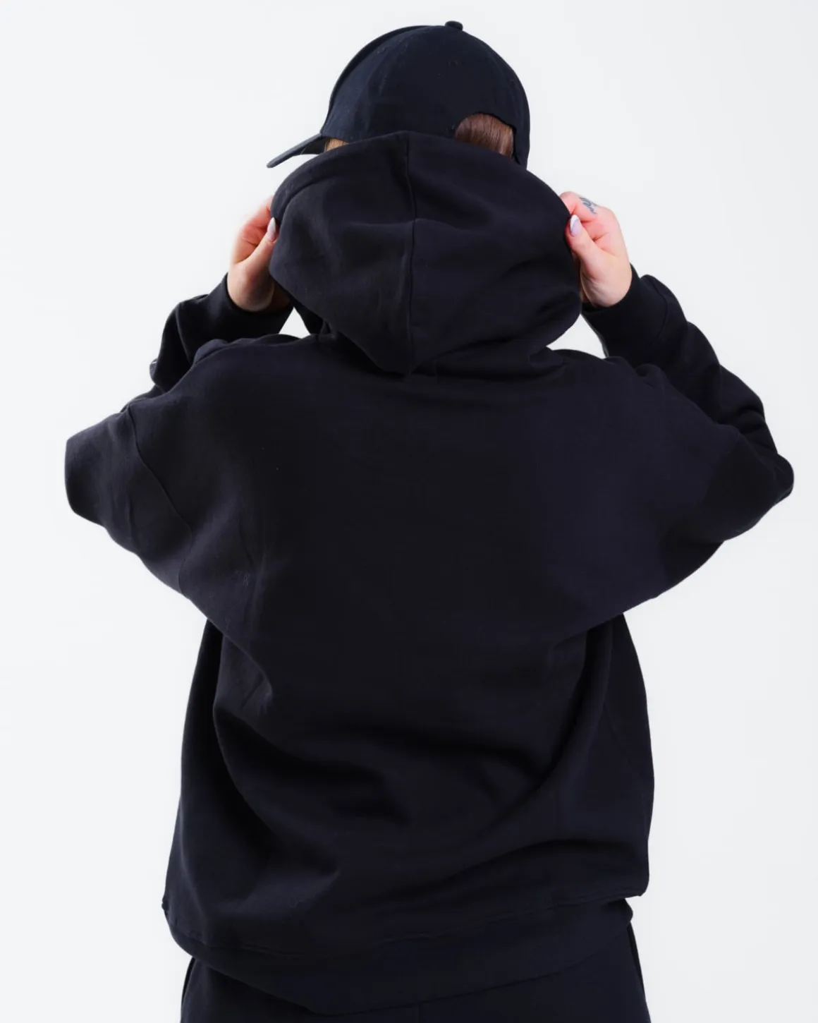 Off Duty Oversize Hoodie Black