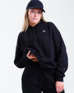 Off Duty Oversize Hoodie Black