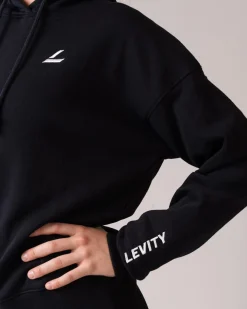 Off Duty Oversize Hoodie Black