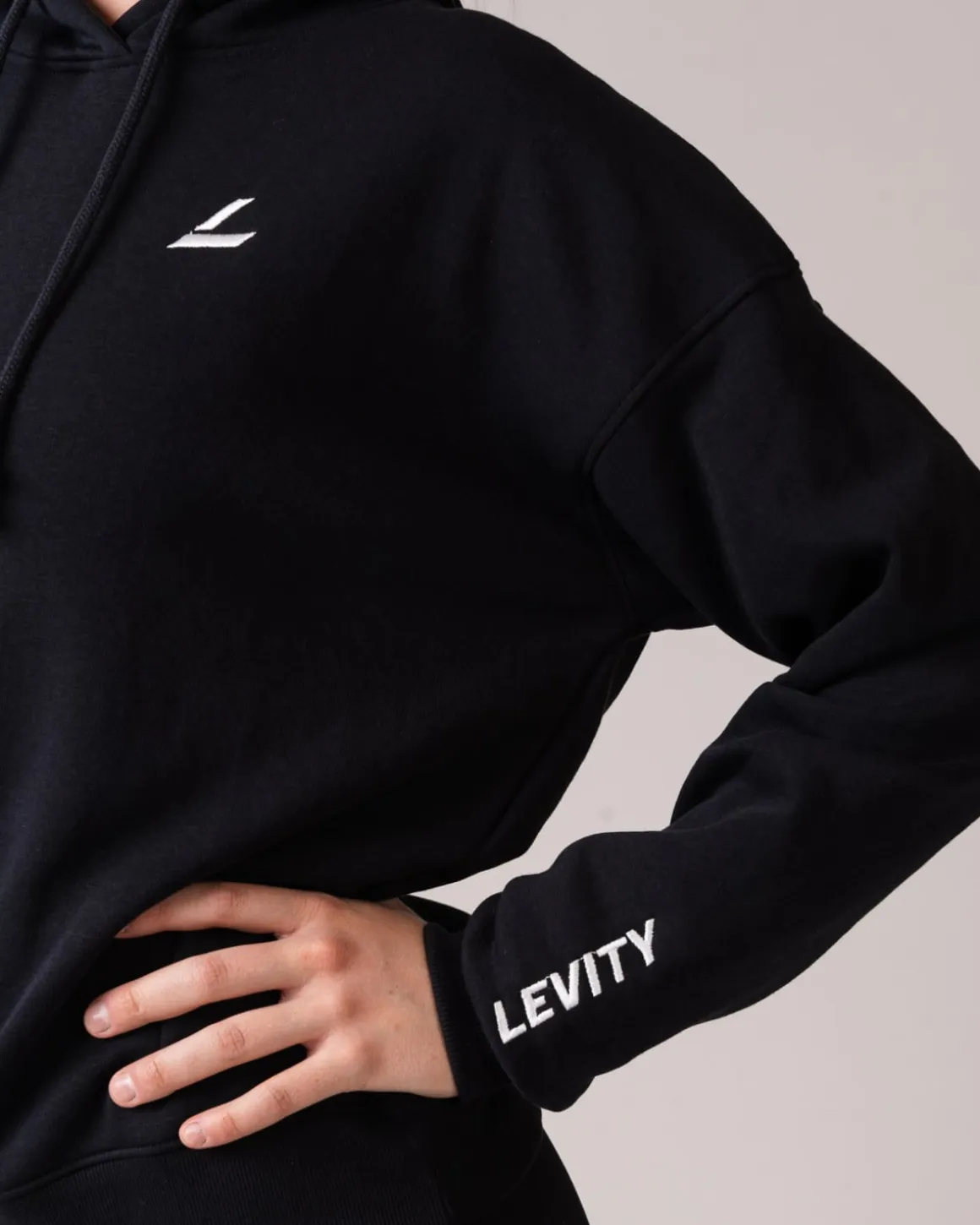 Off Duty Oversize Hoodie Black
