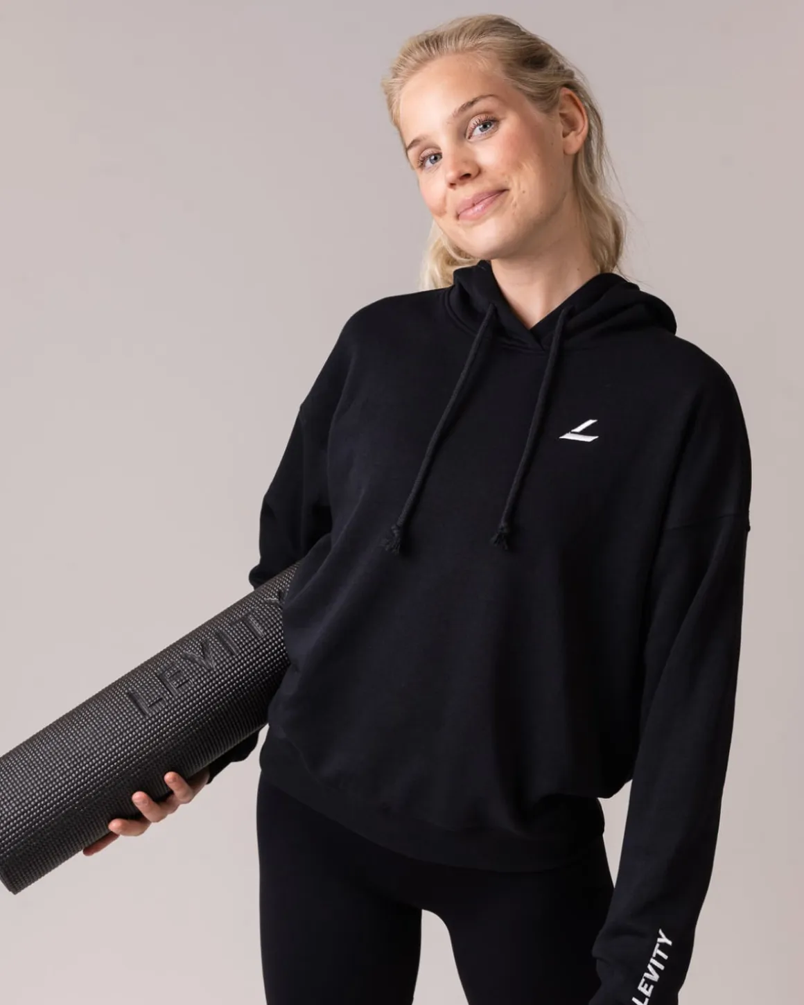 Off Duty Oversize Hoodie Black