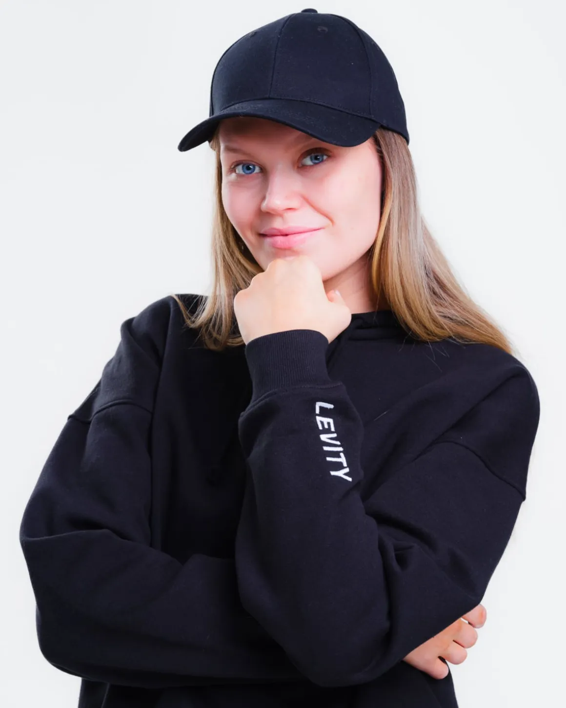 Off Duty Oversize Hoodie Black