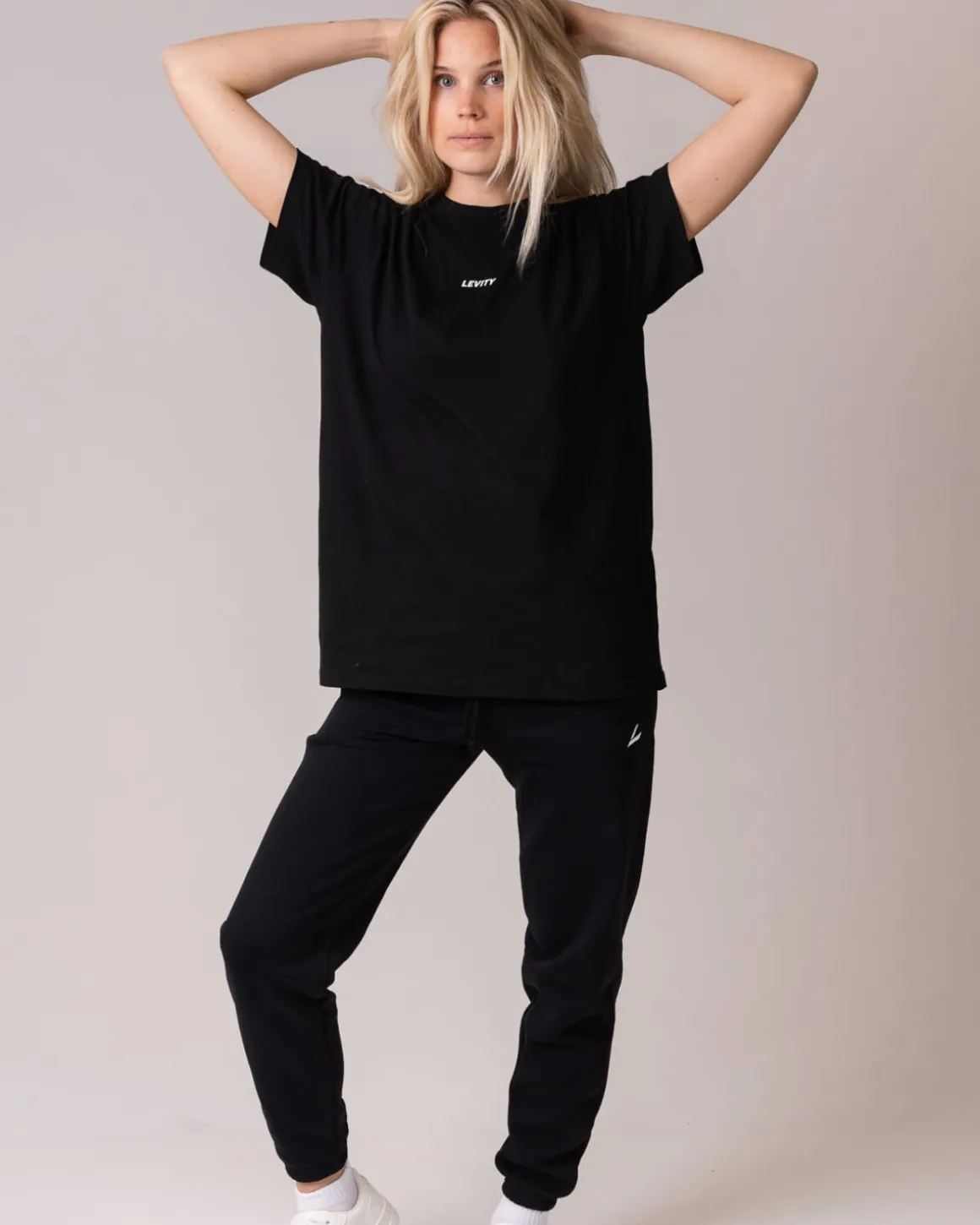 Off Duty Oversize T-shirt Black logo