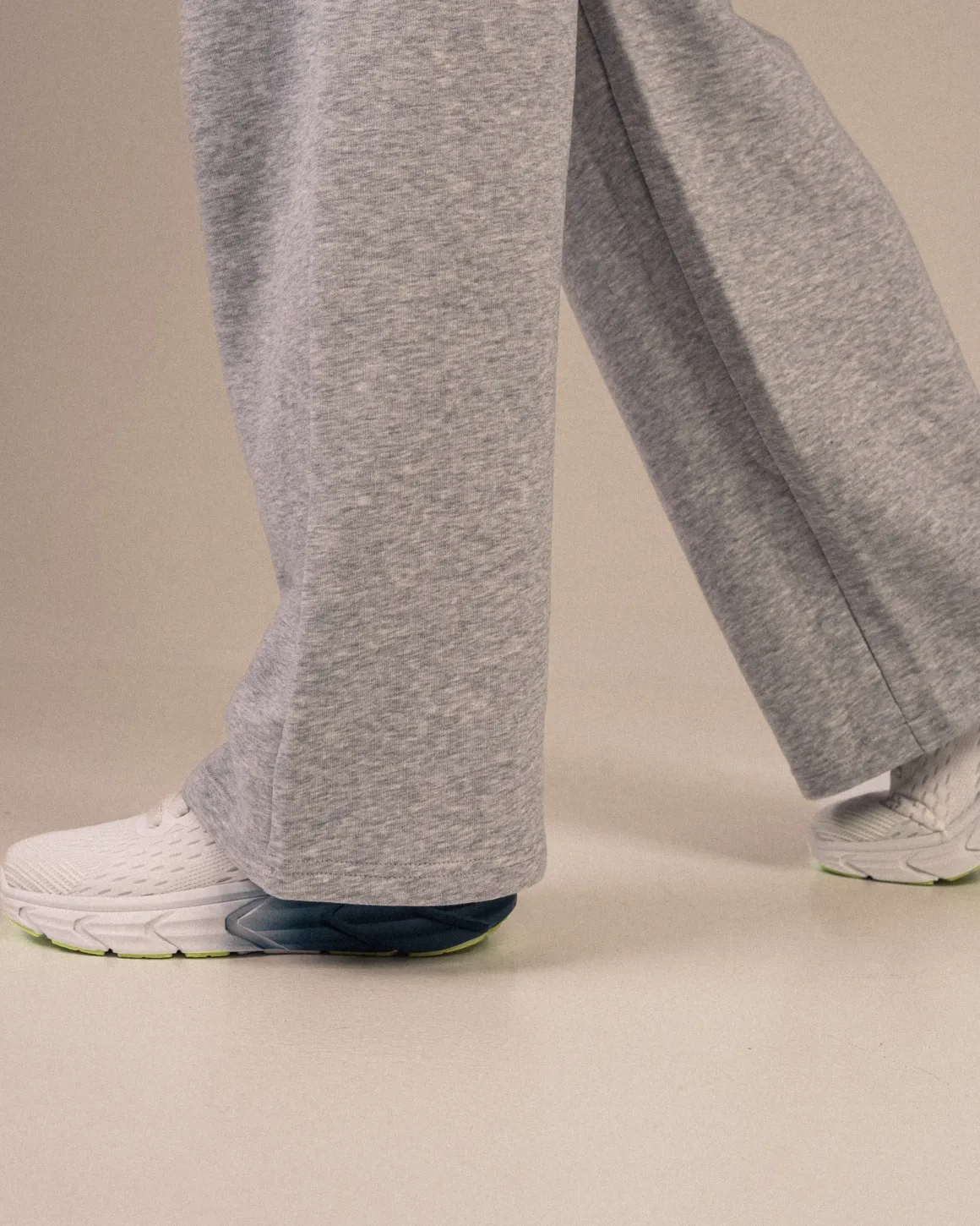Off Duty Straight Sweatpants Grey Marl