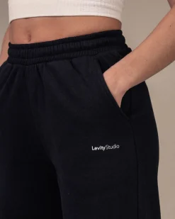 Off Duty Straight Sweatpants Black/Black