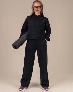Off Duty Straight Sweatpants Black/Black
