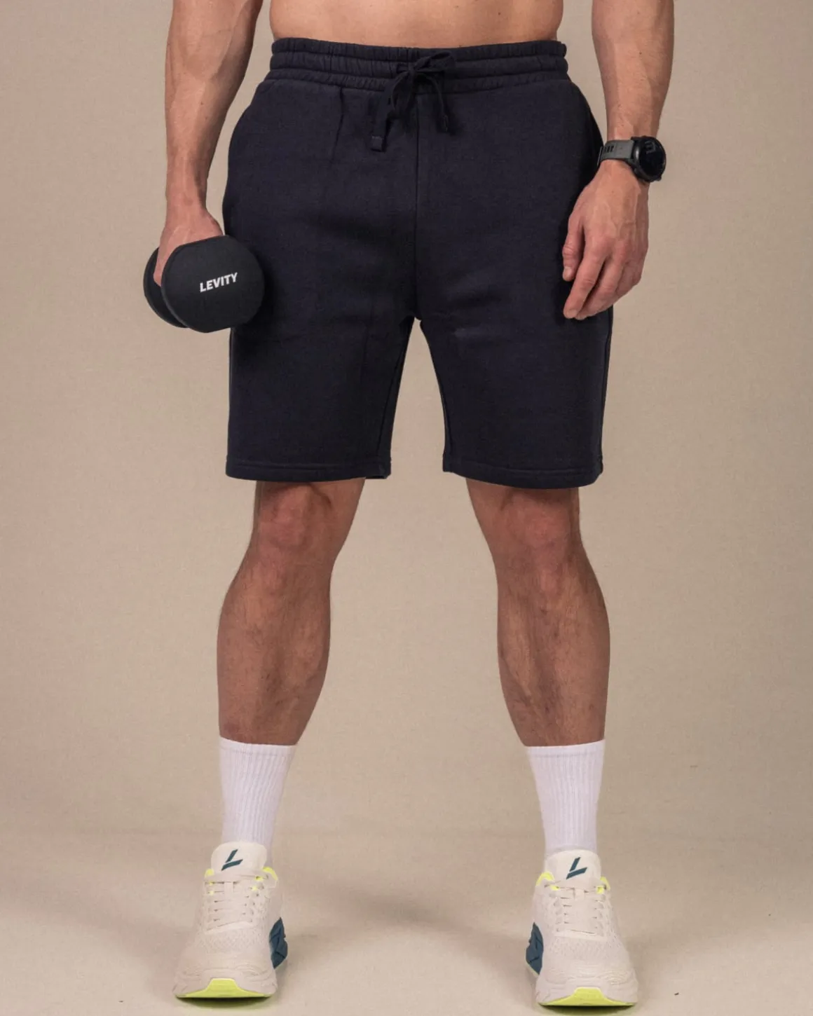 Off Duty Sweat Shorts M Black Charcoal