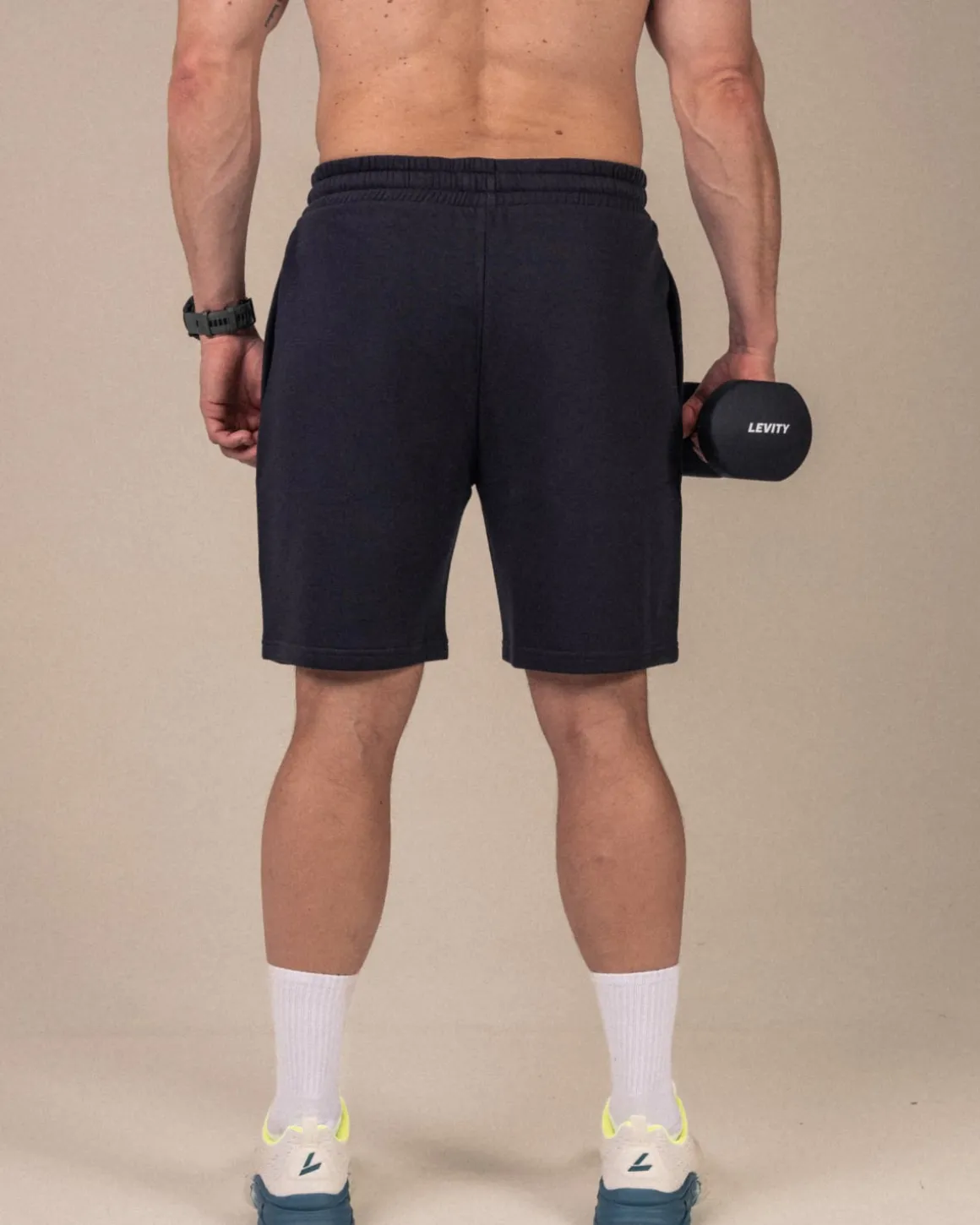 Off Duty Sweat Shorts M Black Charcoal