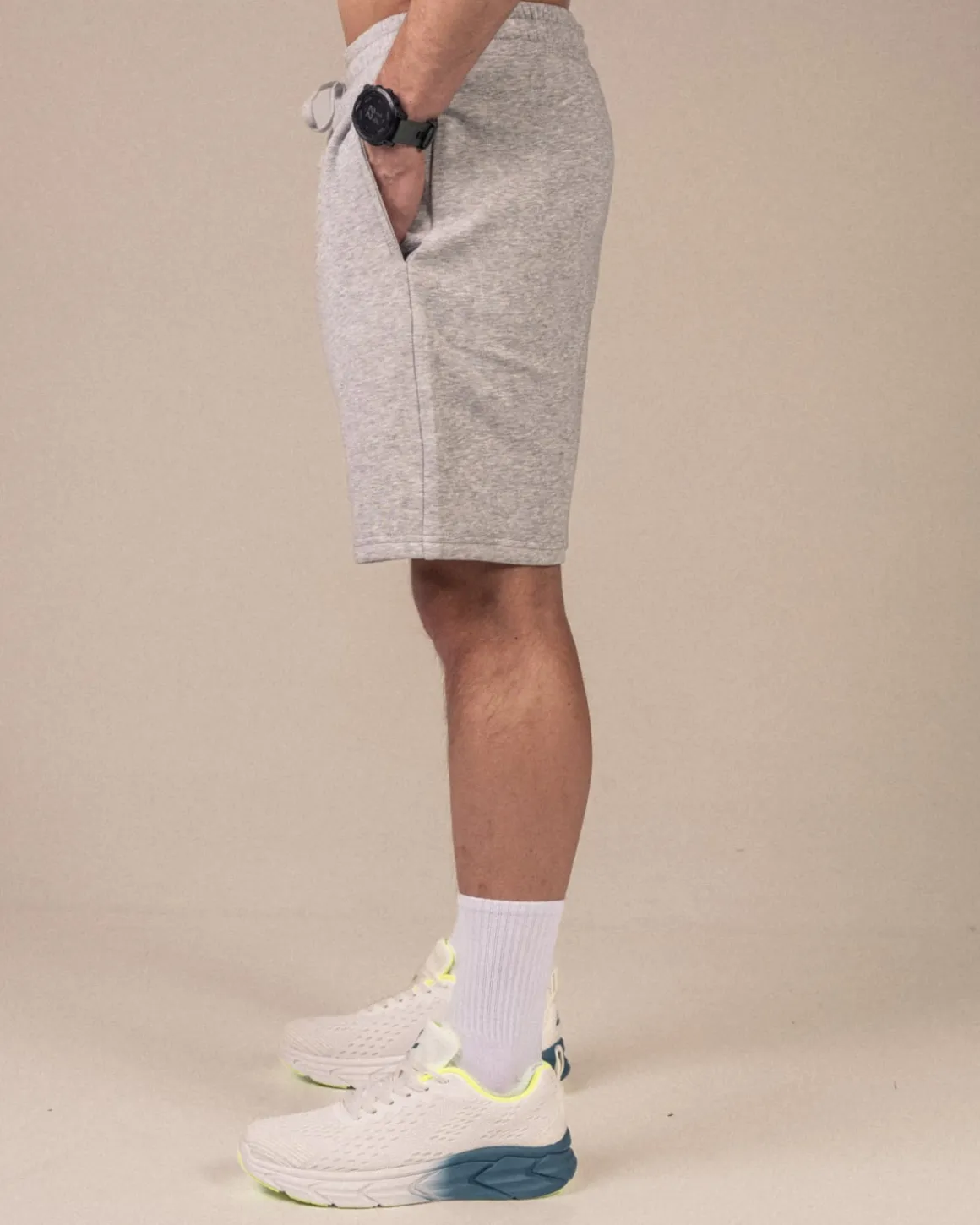 Off Duty Sweat Shorts M Light Grey Marl