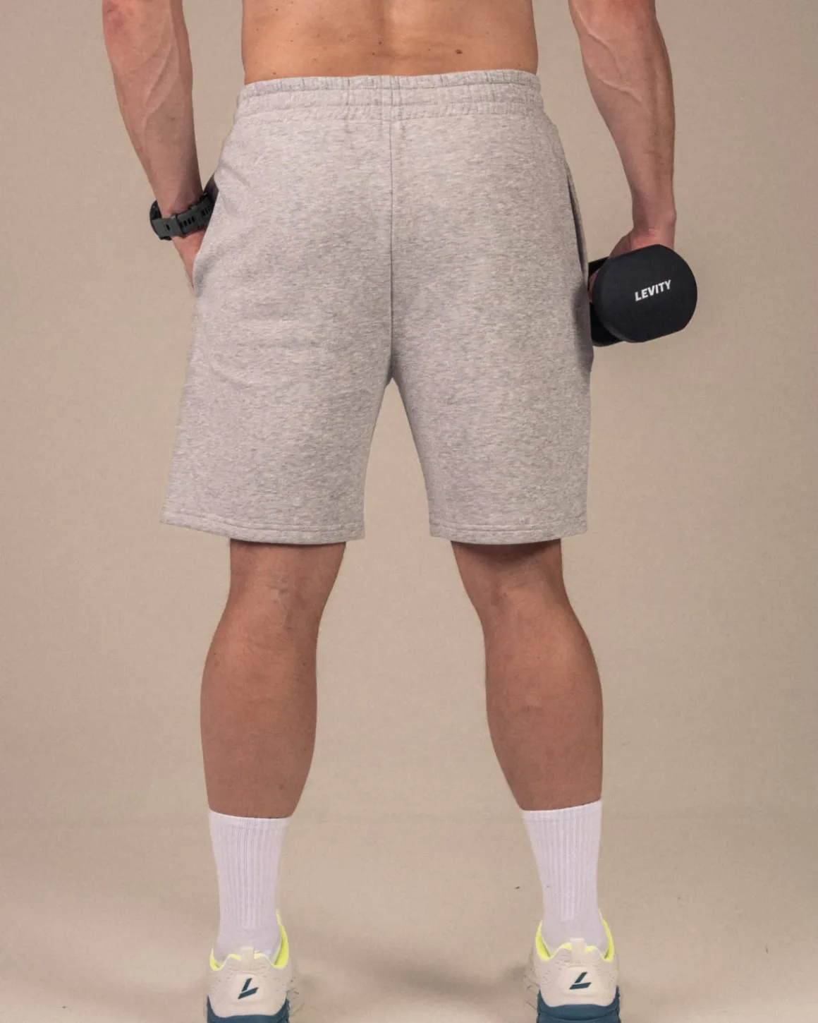Off Duty Sweat Shorts M Light Grey Marl