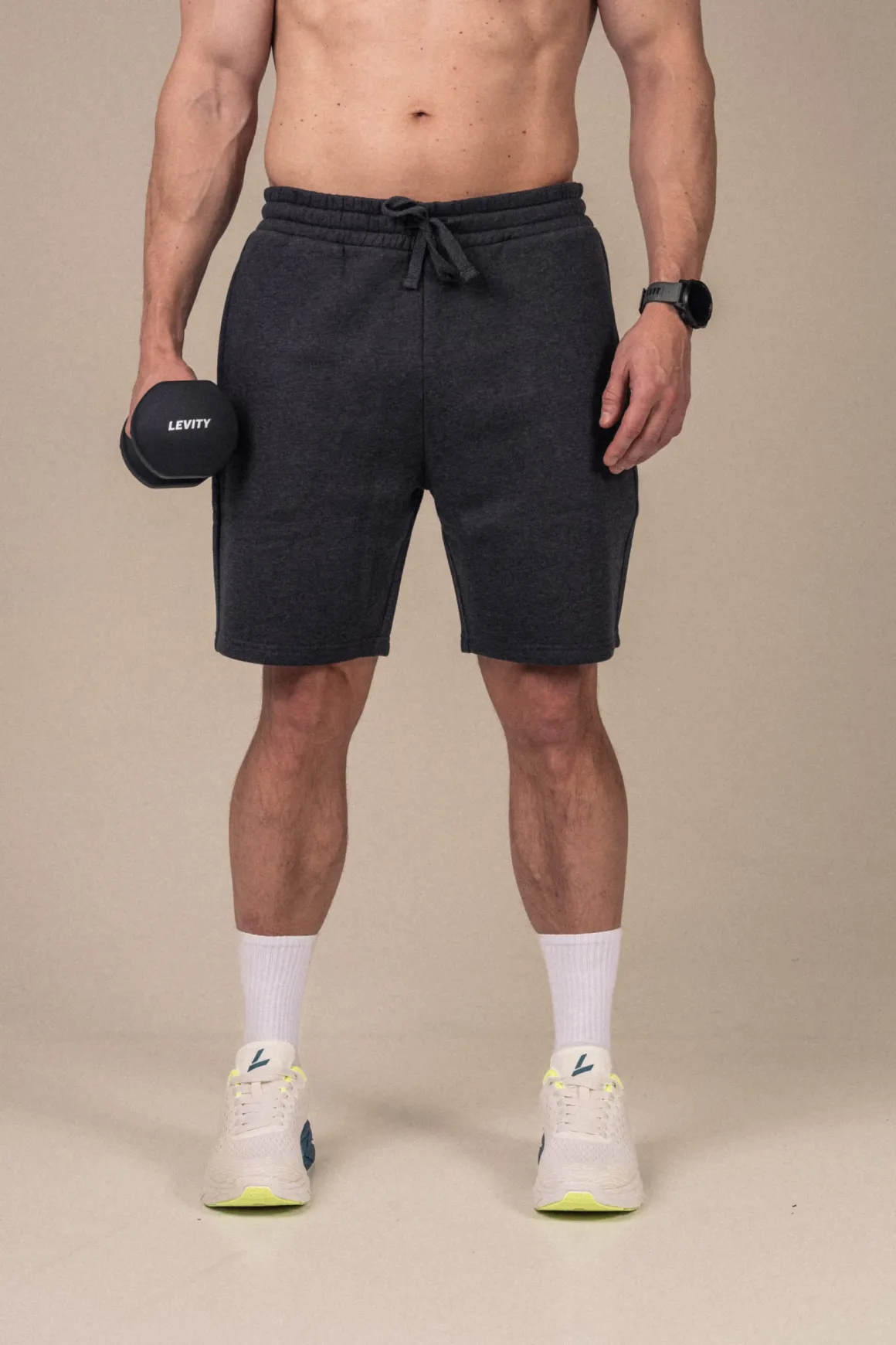 Off Duty Sweat Shorts M Light Grey+Dark Grey 2-PACK