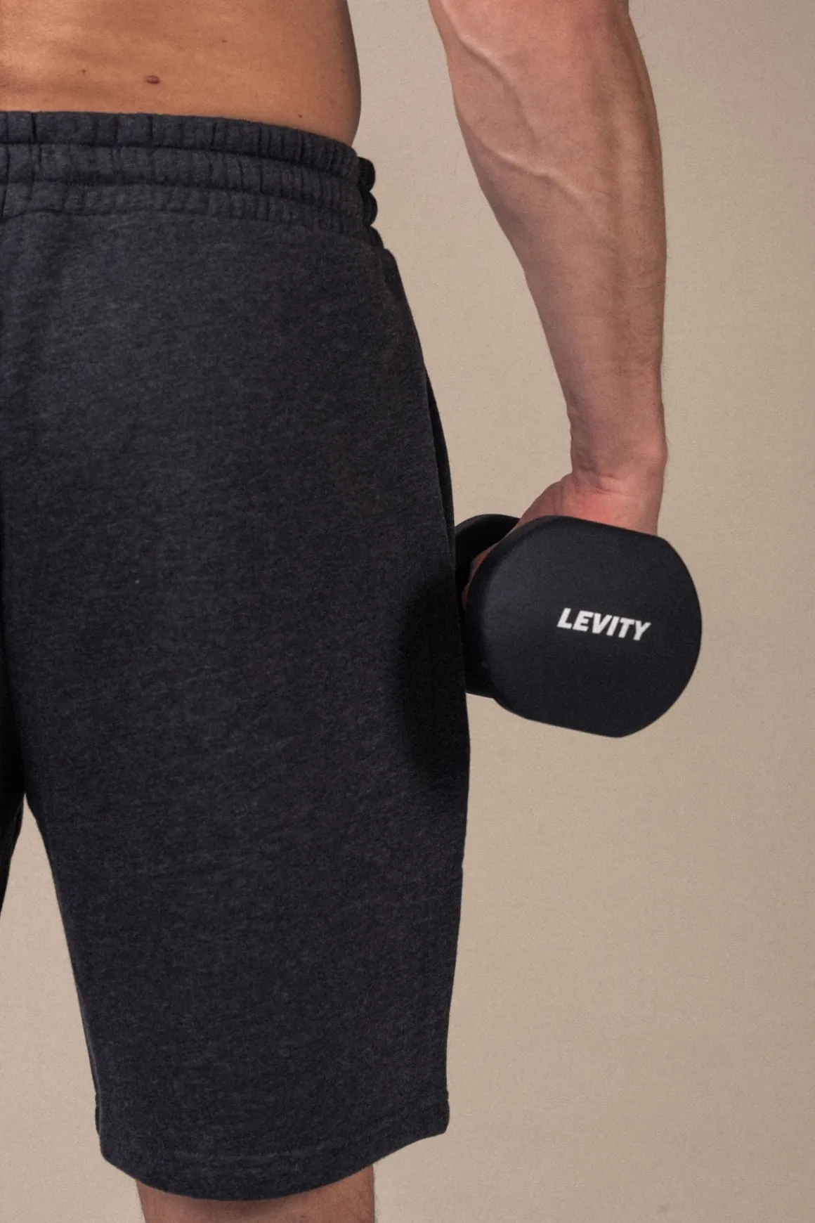 Off Duty Sweat Shorts M Light Grey+Dark Grey 2-PACK