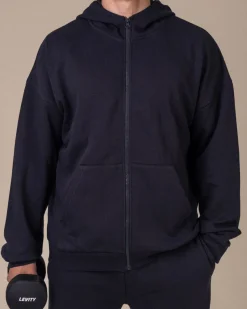 Off Duty Zip Hoodie M Black Charcoal