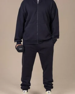 Off Duty Zip Hoodie M Black Charcoal
