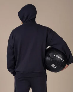 Off Duty Zip Hoodie M Black Charcoal