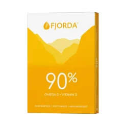 90% Omega-3+Vitamin D 2×60 caps