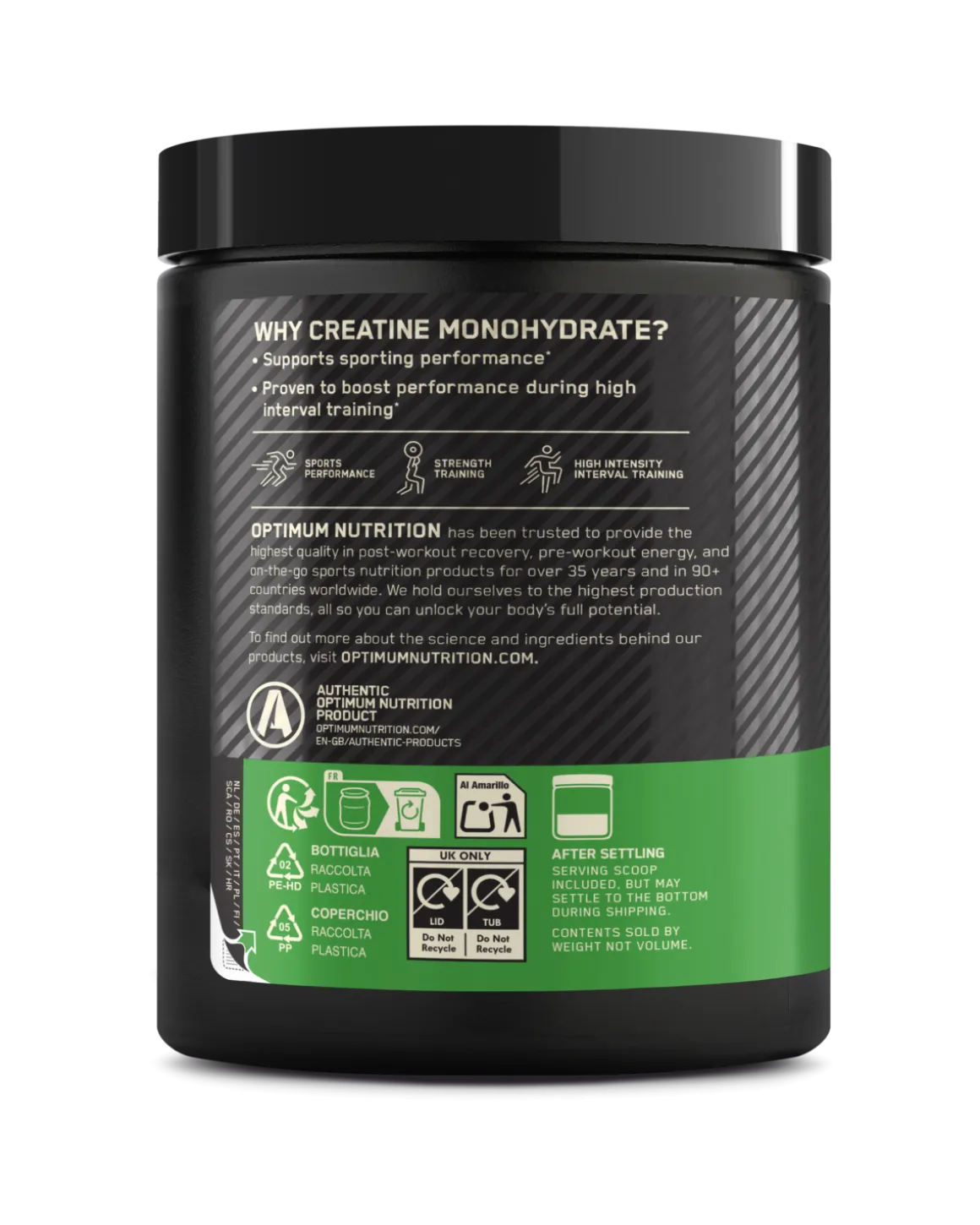 ON Creatine Powder Unflavored 317g