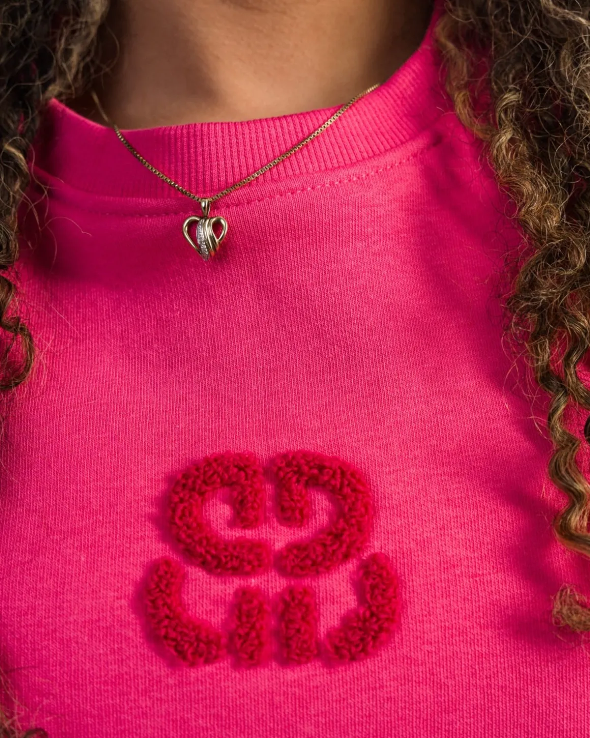 Oversized Crewneck + Beam Logo Shorts 5″ Pink/Red SET