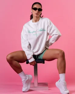 Oversized Crewneck Off White/Gumdrop