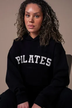 Oversized Hoodie Black/Pilates