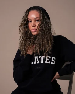 Oversized Hoodie Black/Pilates