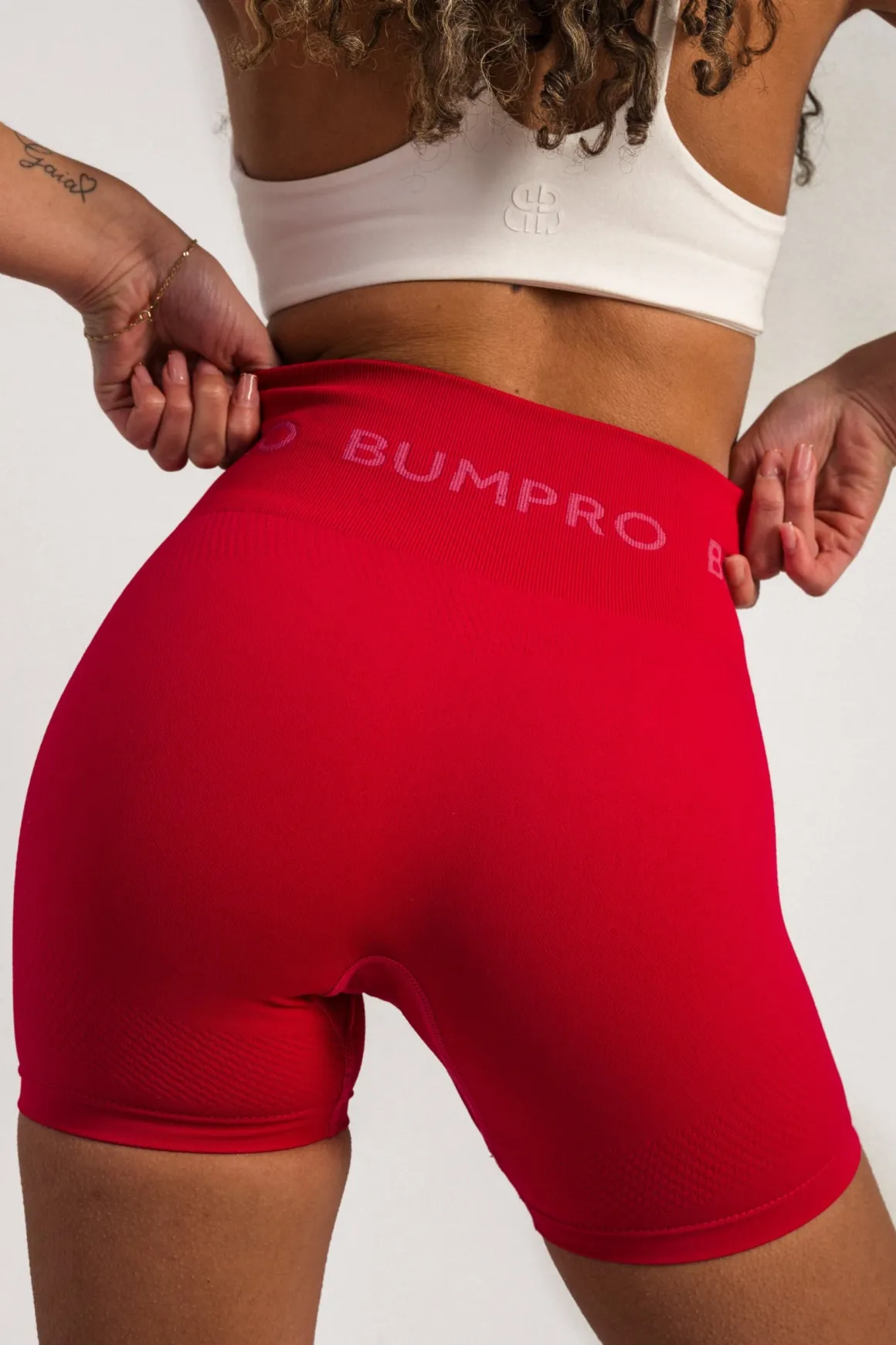 Oversized T-shirt + Beam Logo Shorts 5″ Pink/Red SET