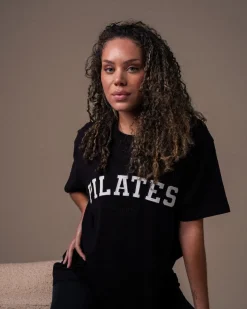 Oversized T-shirt Black/Pilates