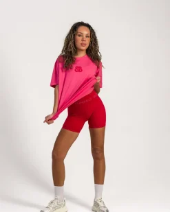Oversized T-shirt Pink/Potion
