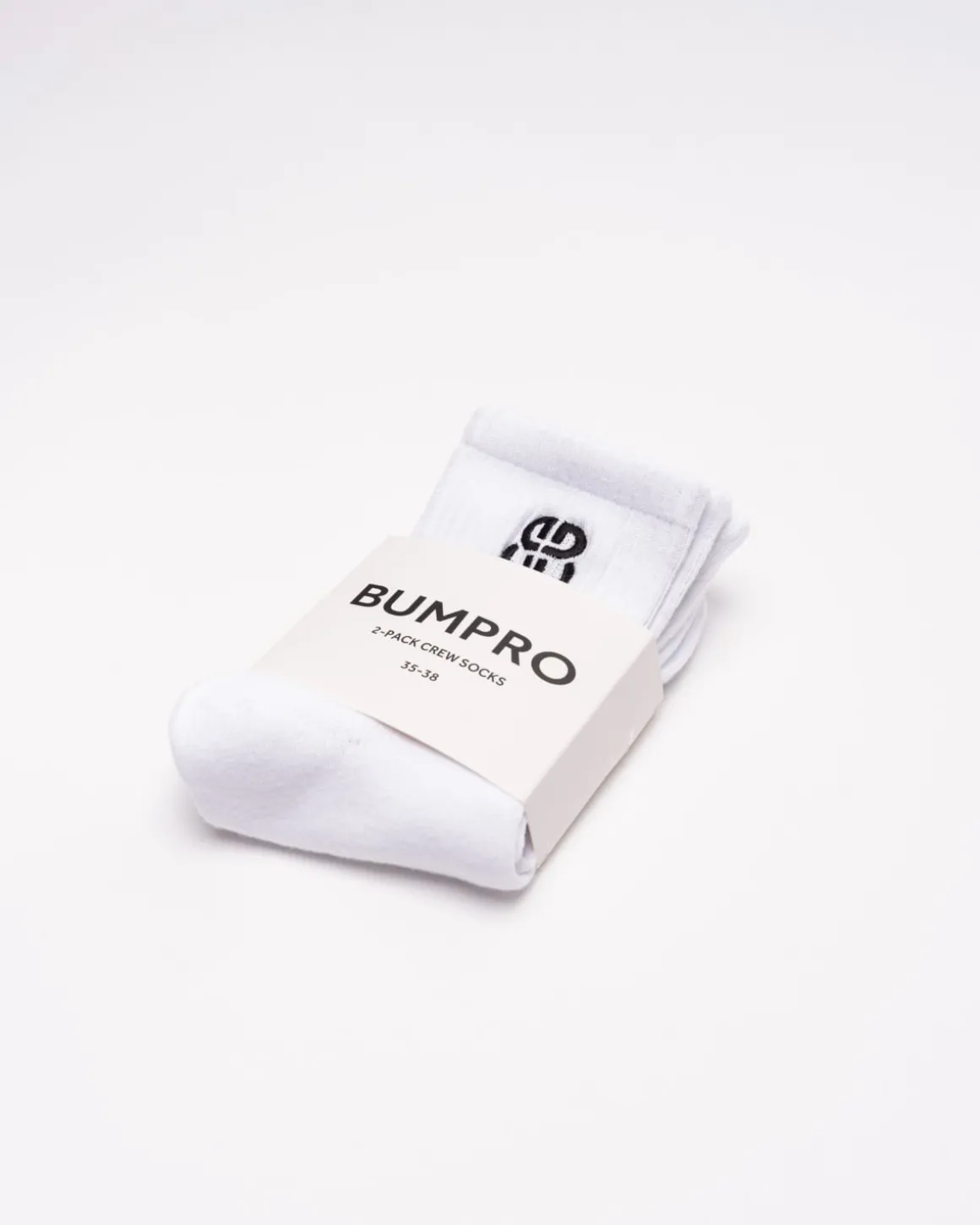 2-pack Crew Socks White Monogram