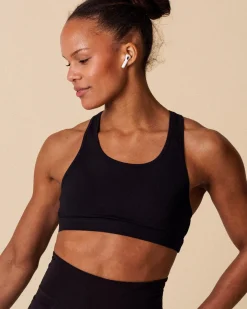 2-pack Essential Medium Support Bra Black/White