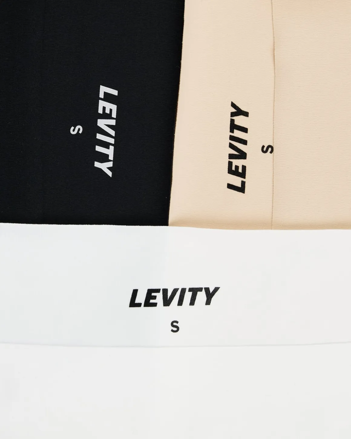 3-pack Invisible Brief Black/White/Sand