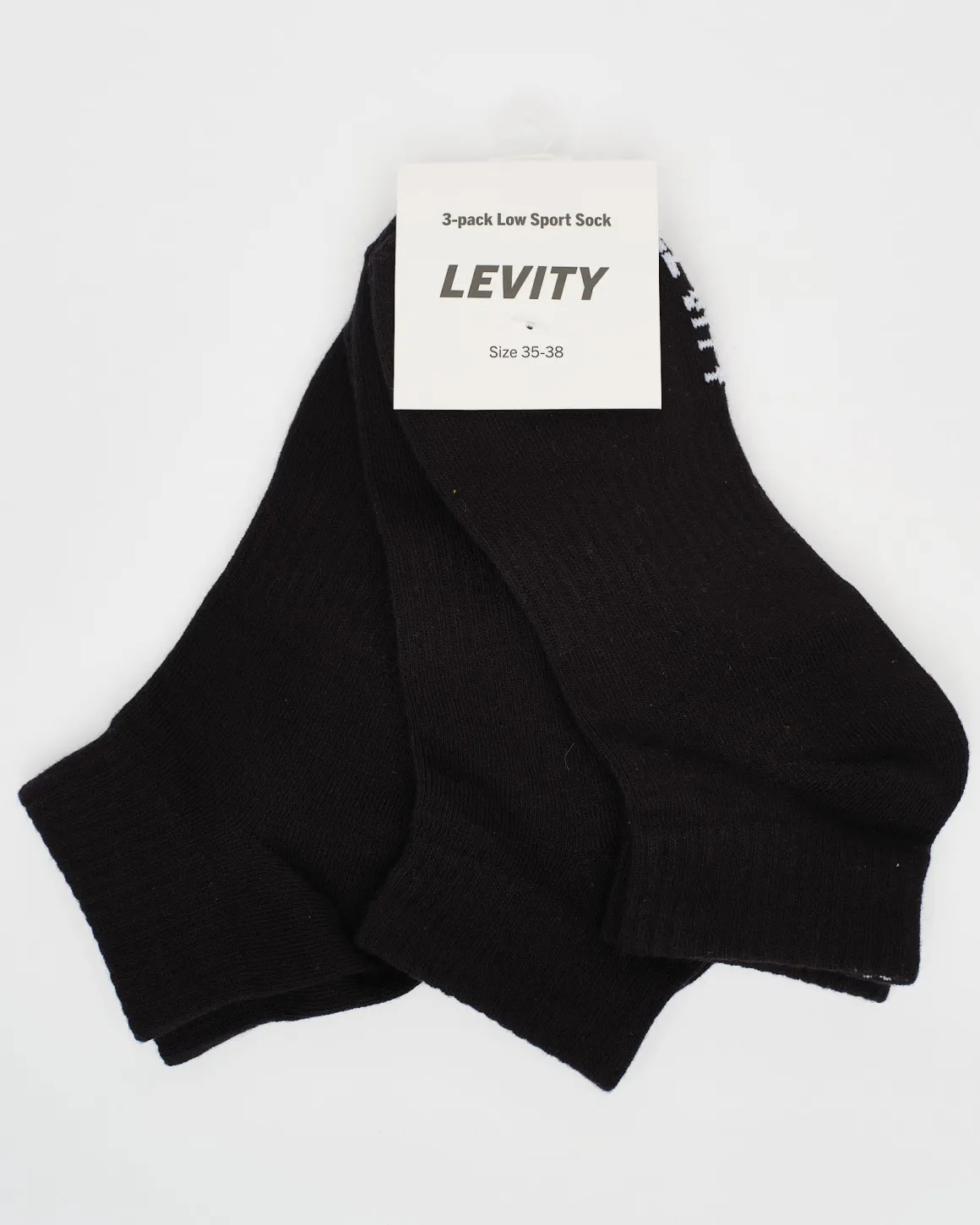 3-pack Low Sport Sock Black
